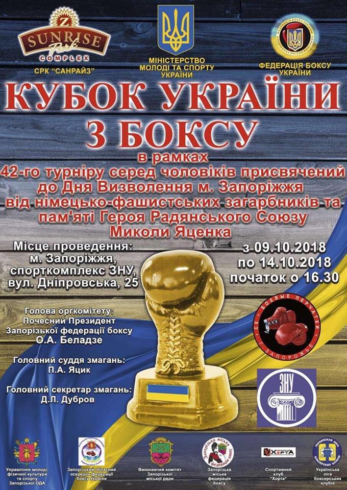 Кубок України 2018: Склад пар на 11 жовтня