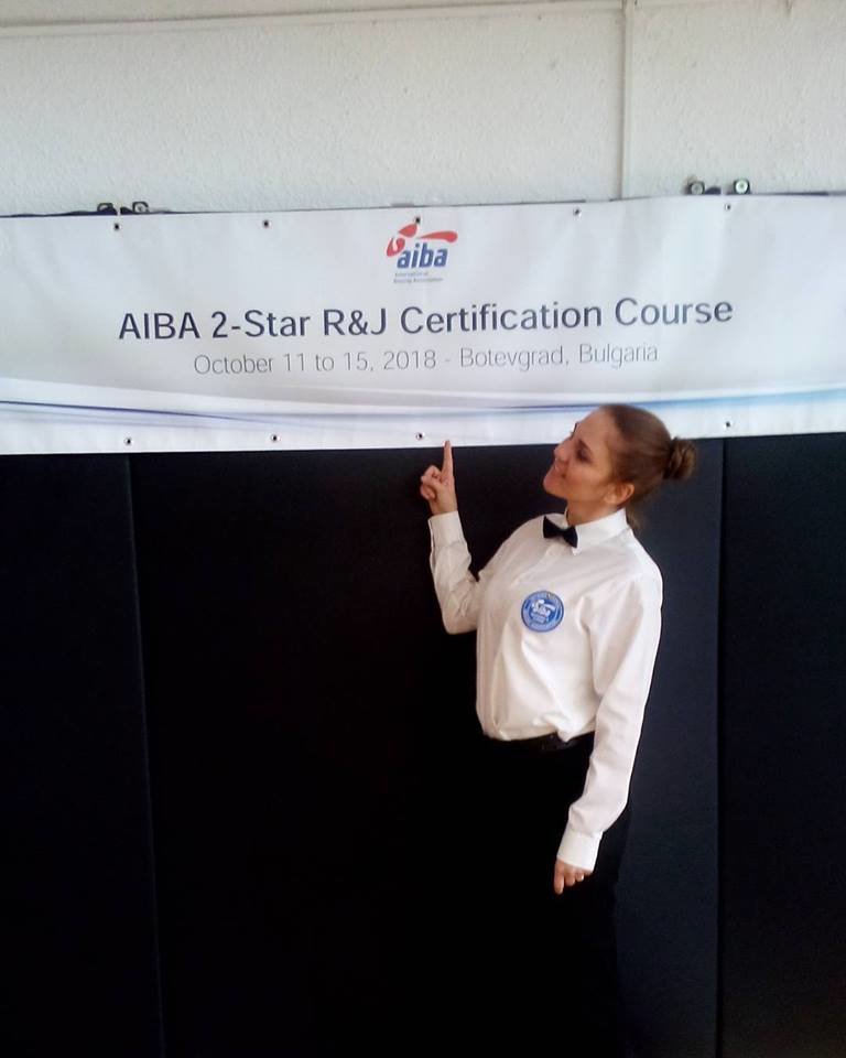 Вікторія Михайлюк отримала 2 суддівські зірки AIBA