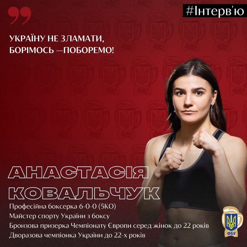 Анастасія Ковальчук: «Україну не зламати, борімося — поборемо!»