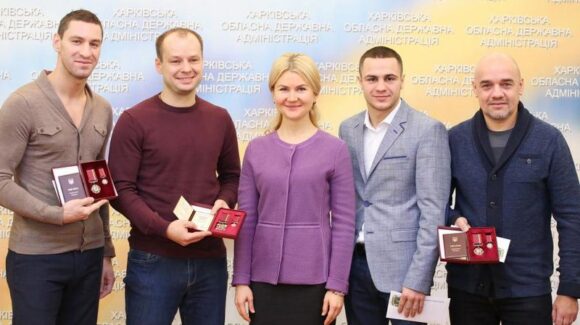 Юлія Світлична передала державні нагороди Харківським спортсменам